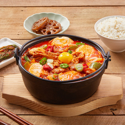 [담짜몰] 정통 우삼겹 얼큰 순두부찌개(2인분/730g)